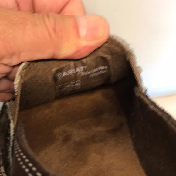 Ariat Women's Camo and Brown Slip-On Shoes - Picture 6 of 10